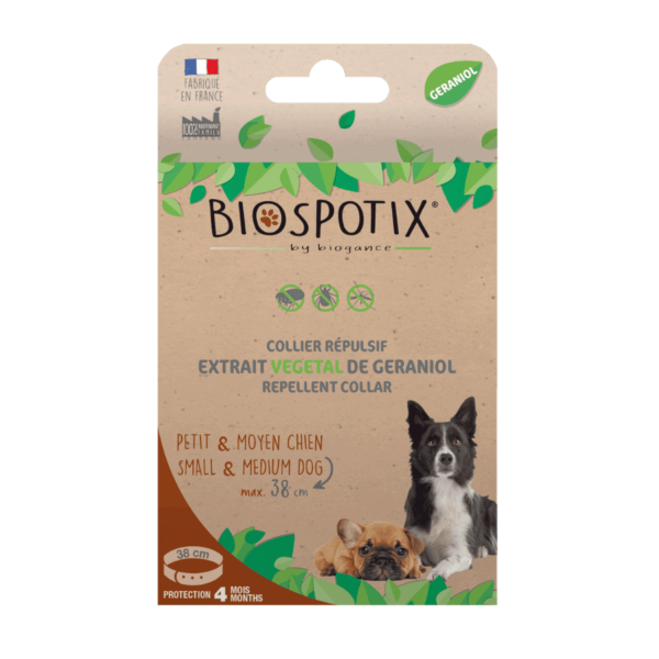 Collier répulsif biologique petits chiens