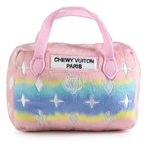 Jouet sac à main - Chewy Vuiton - Arc en ciel